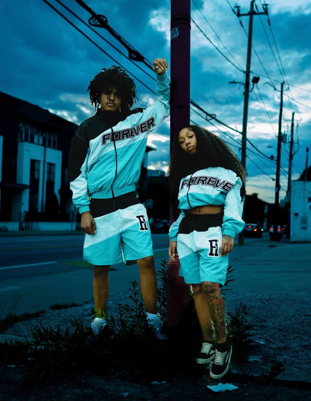 Windbreaker Sets ( TEAL )
