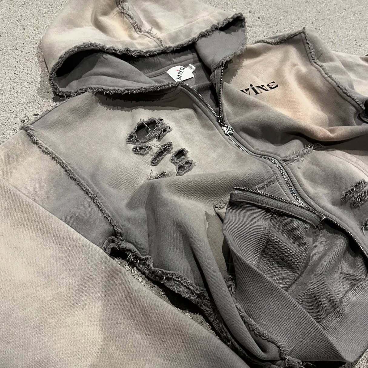 Celestial Stone Double Zip-Up Hoodie